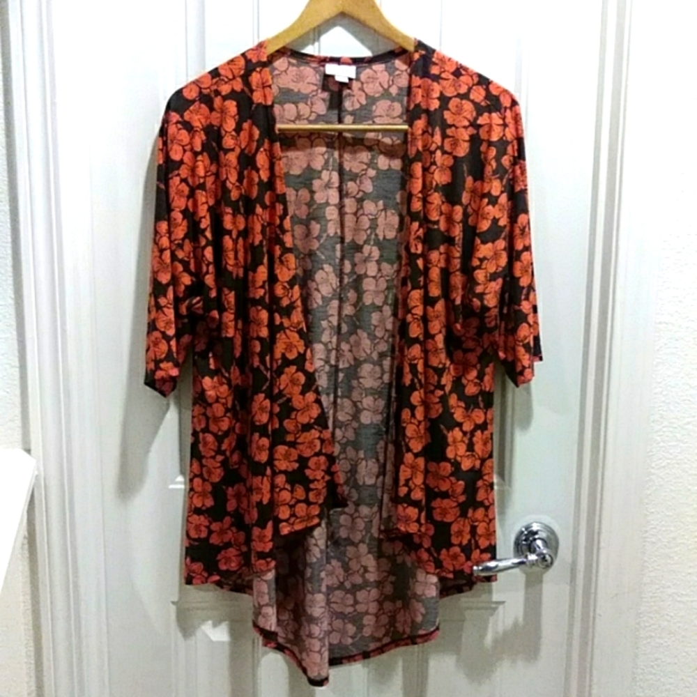 NWOT Lularoe Hibiscus Monroe - Picture 1 of 5